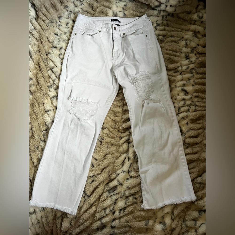 Sincerely Jules White Cropped Jeans - Picture 2 of 10